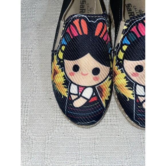 Calzado Sarey Women’s Casual Espadrilles Size 4 M Multicolor Canvas Beach Cruise - Picture 8 of 12